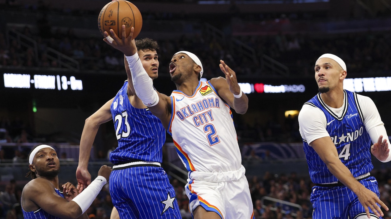 Gilgeous-Alexander inscrit 40 points dans un gain du Thunder