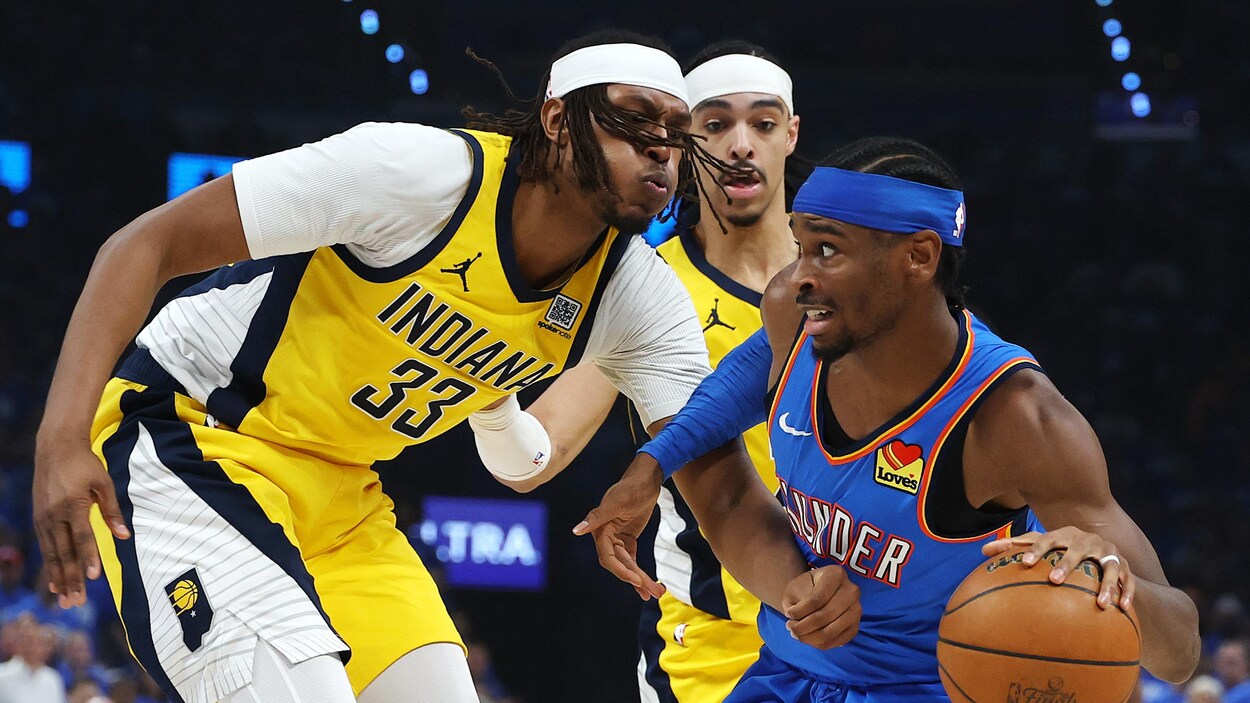 Luguentz Dort, Shai Gilgeous-Alexander et le Thunder sont champions de la NBA
