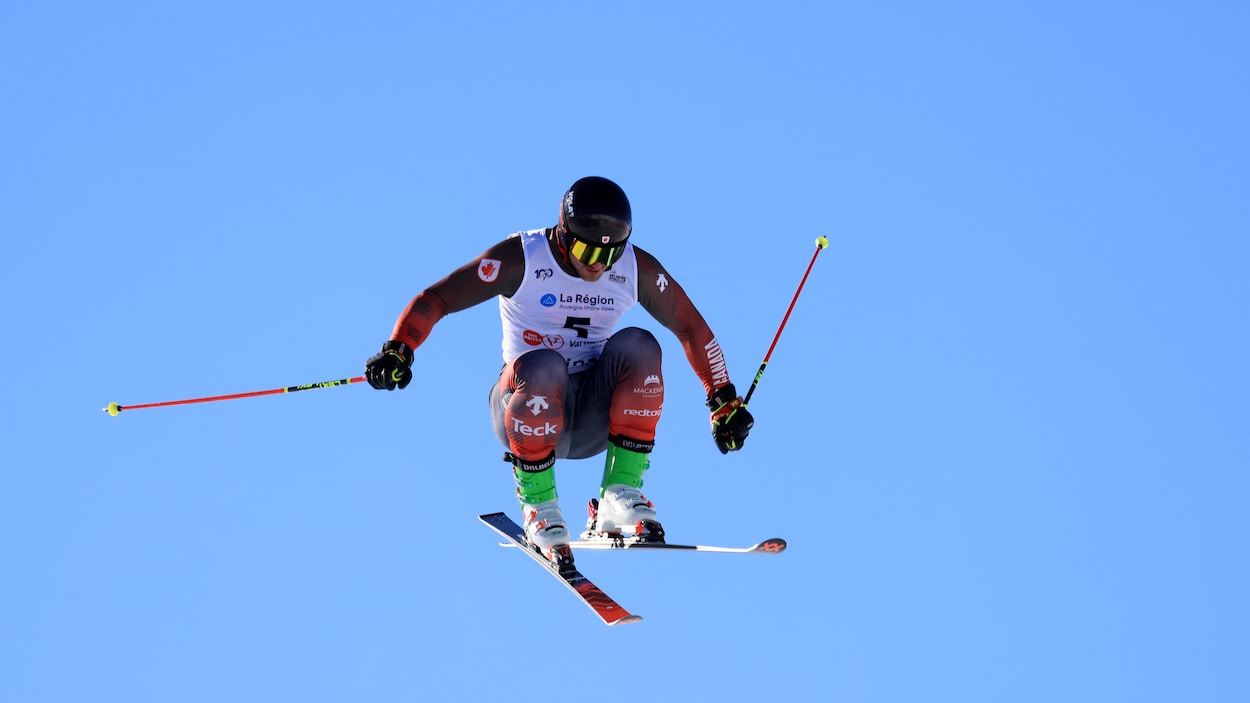 Reece Howden 2e à la Coupe du monde de ski cross de Veysonnaz