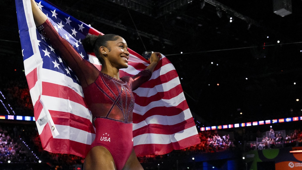 Skye Blakely sort de l’ombre de Simone Biles et remporte un titre mondial