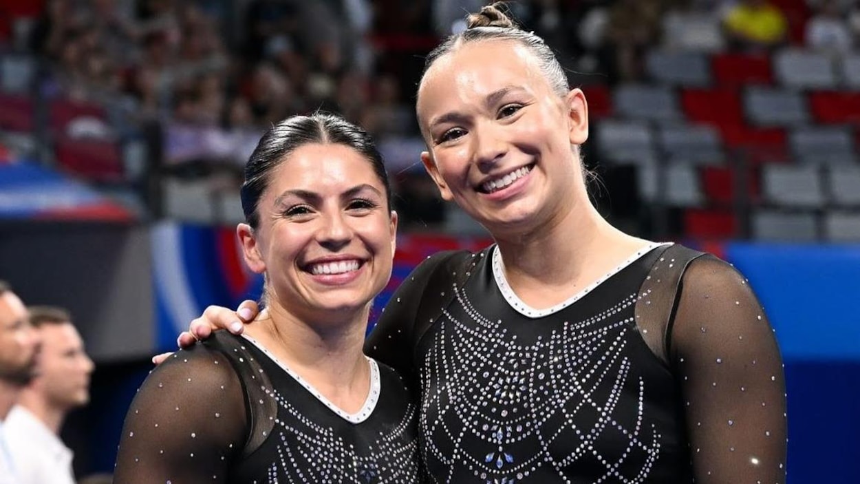 Sarah Milette et Sophiane Méthot sur le podium en Coupe du monde de trampoline