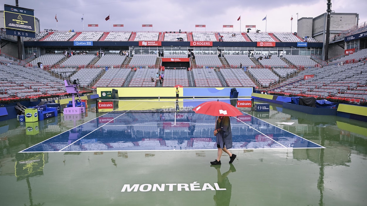 Une journée écourtée à l’Omnium Banque Nationale en raison de la pluie
