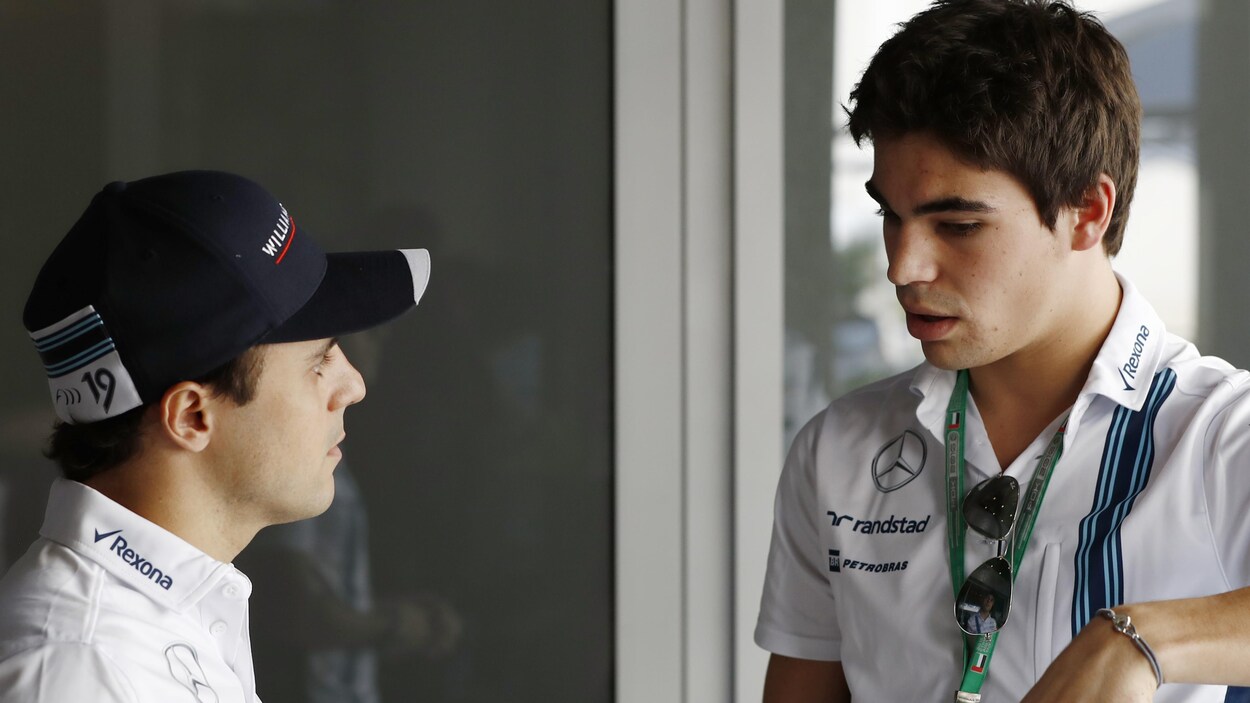 Felipe Massa et Lance Stroll (à droite)