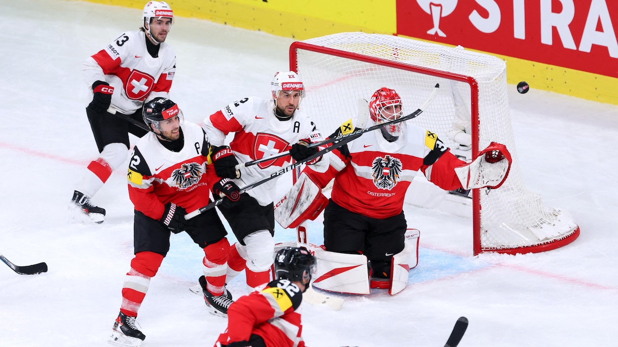 La Suisse déclasse l’Autriche 9-0 et demeure parfaite au mondial de hockey