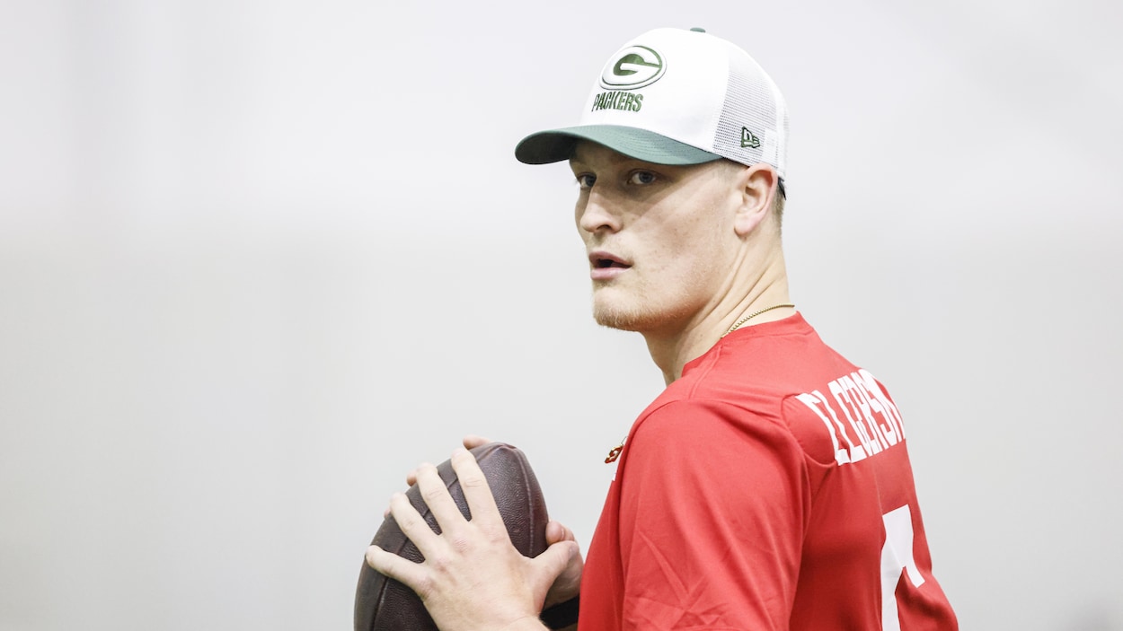 Le quart-arrière canadien Taylor Elgersma retranché par les Packers