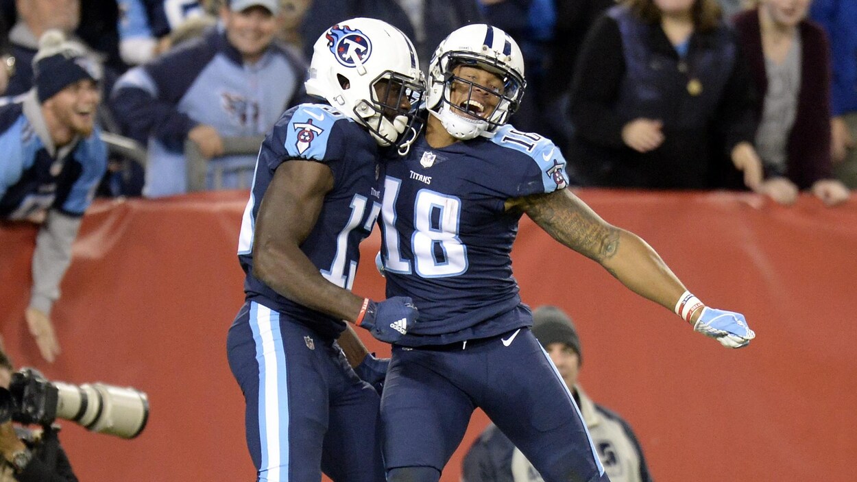Taywan Taylor et Rishard Matthews Taywan Taylor et Rishard Matthews