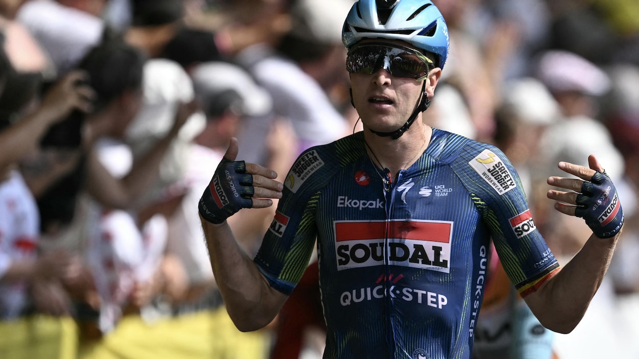 Tim Merlier remporte au sprint la 7e étape du Tour de France