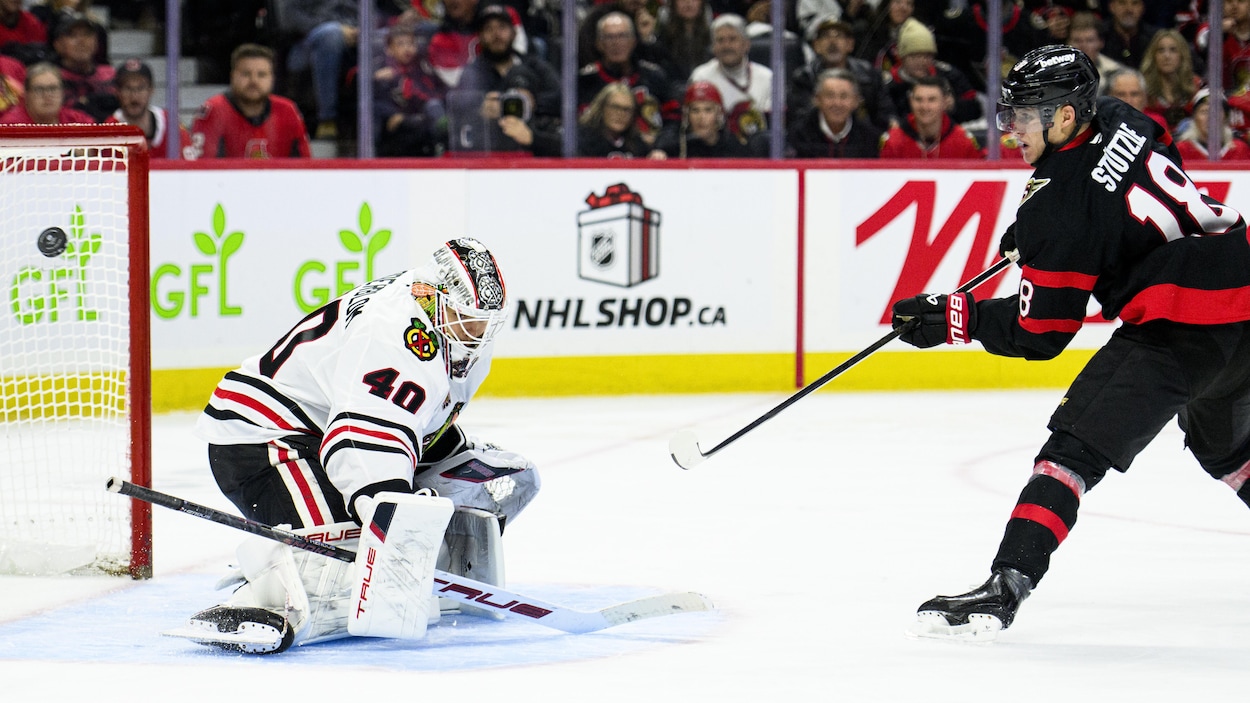 Les Sénateurs marquent six buts et battent les Blackhawks