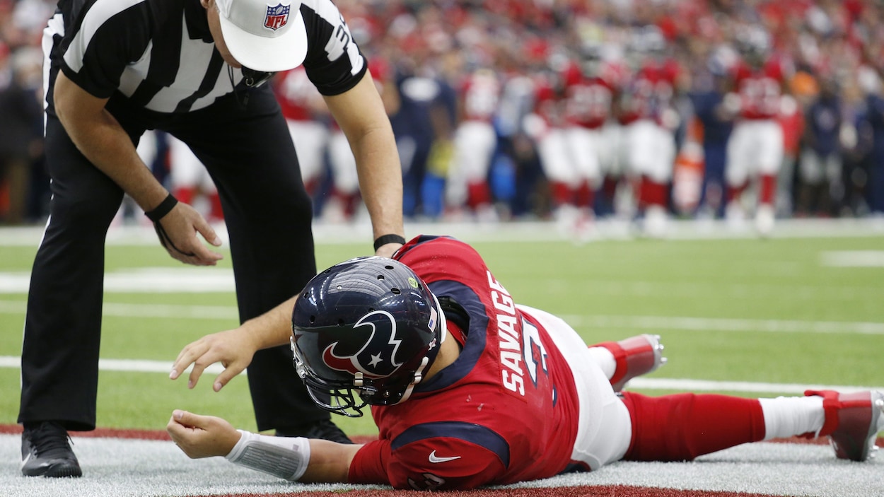 Tom Savage, quart-arrière des Texans de Houston Tom Savage, quart-arrière des Texans de Houston
