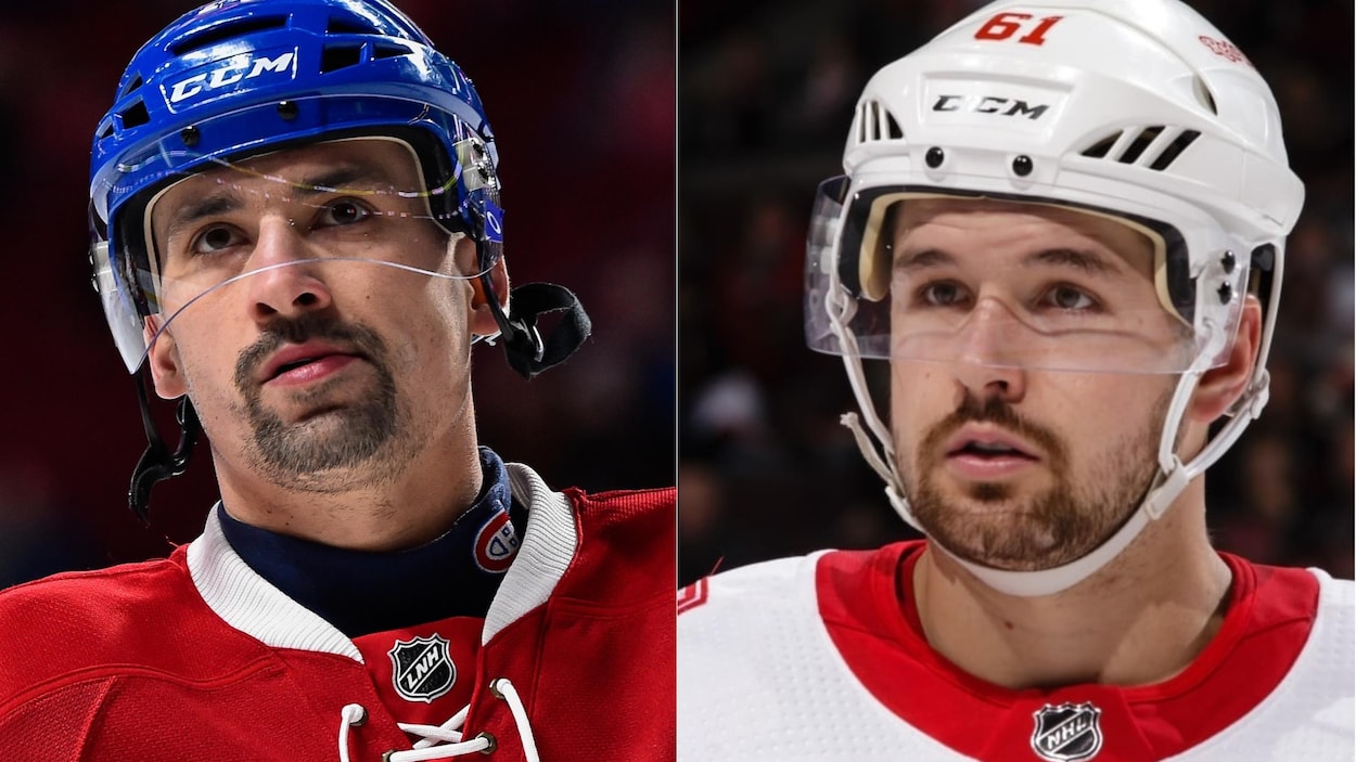 Tomas Plekanec et Xavier Ouellet Tomas Plekanec et Xavier Ouellet
