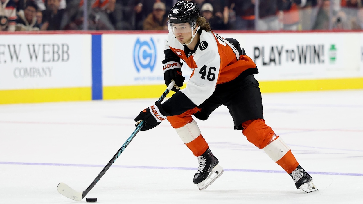 Trevor Zegras s’entend avec les Flyers