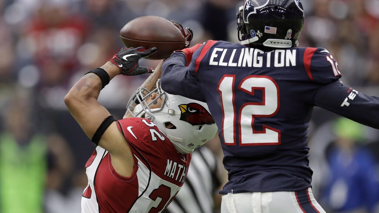 Tyrann Mathieu (gauche) et Bruce Ellington (droite) Tyrann Mathieu (gauche) et Bruce Ellington (droite)