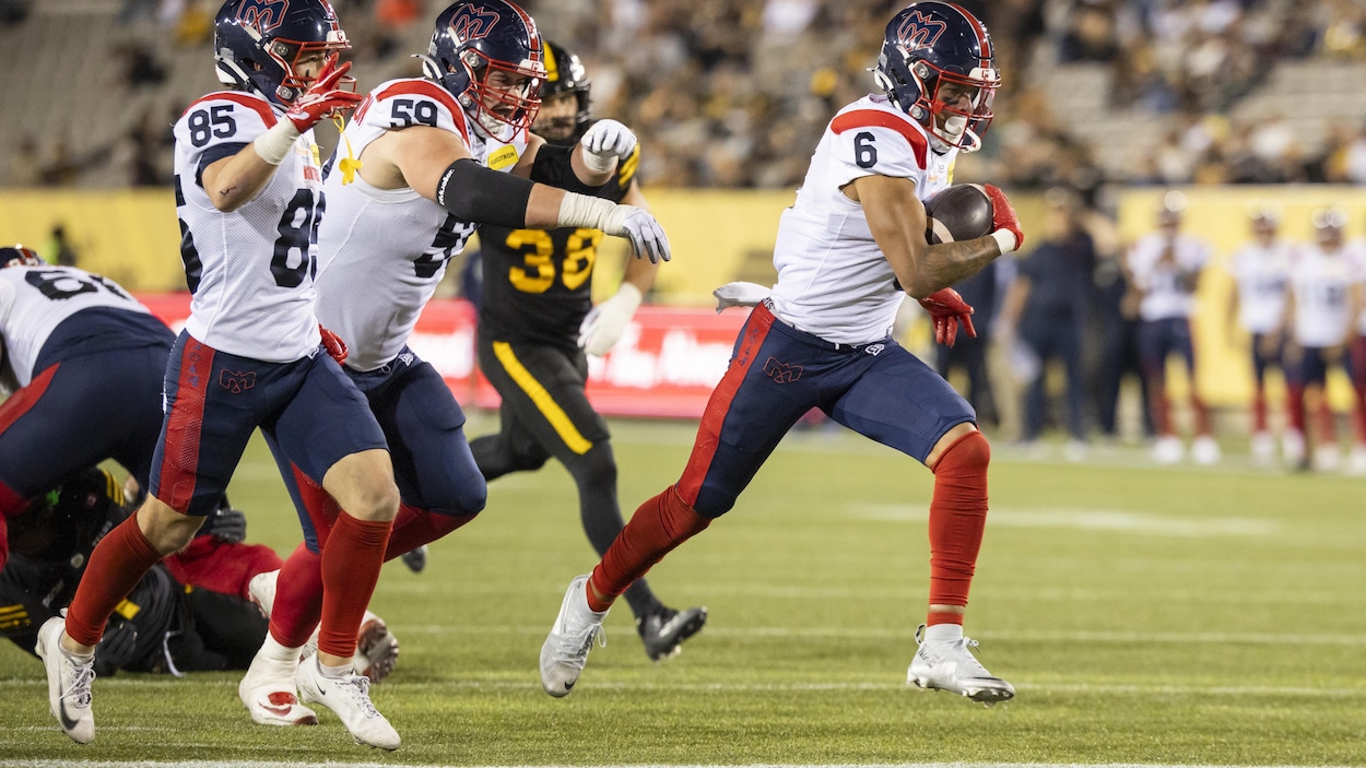 Les Alouettes piétinent les Tiger-Cats à Hamilton