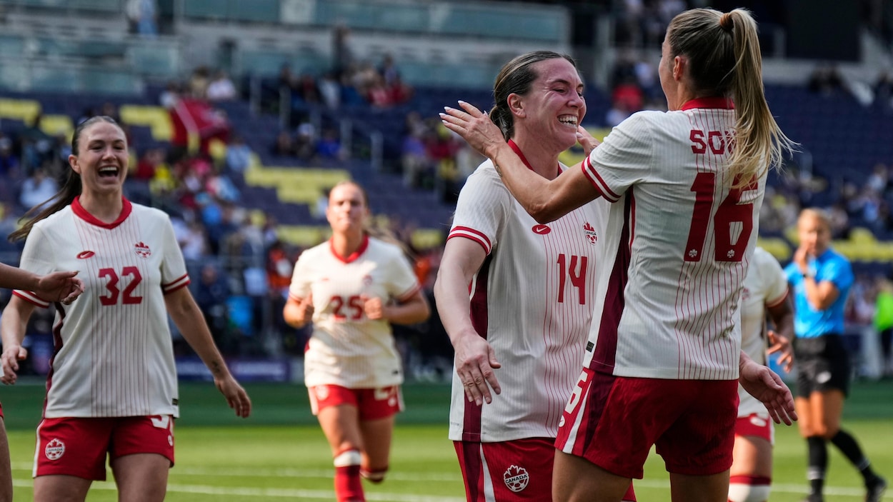 Les Canadiennes l’emportent en lever de rideau à la Coupe SheBelieves