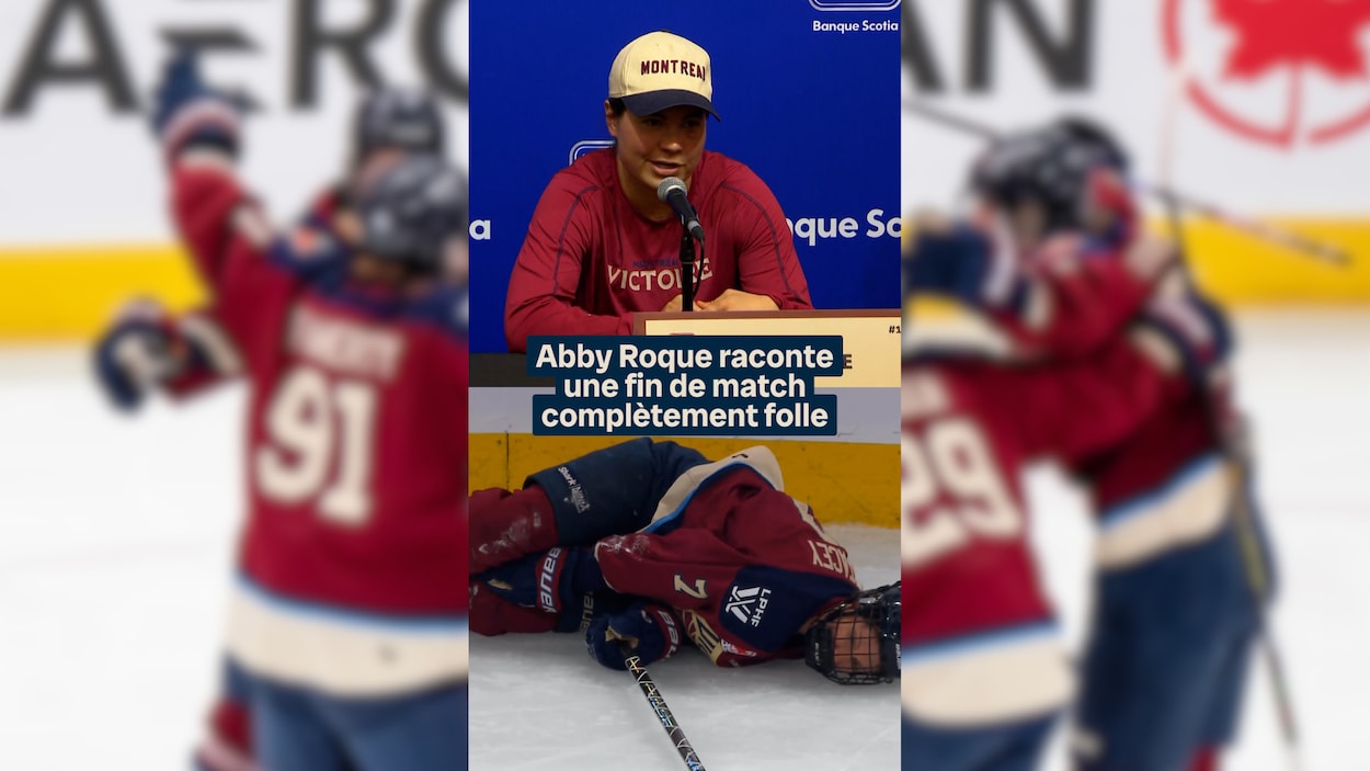Abby Roque raconte une fin de match complètement folle à la Place Bell!