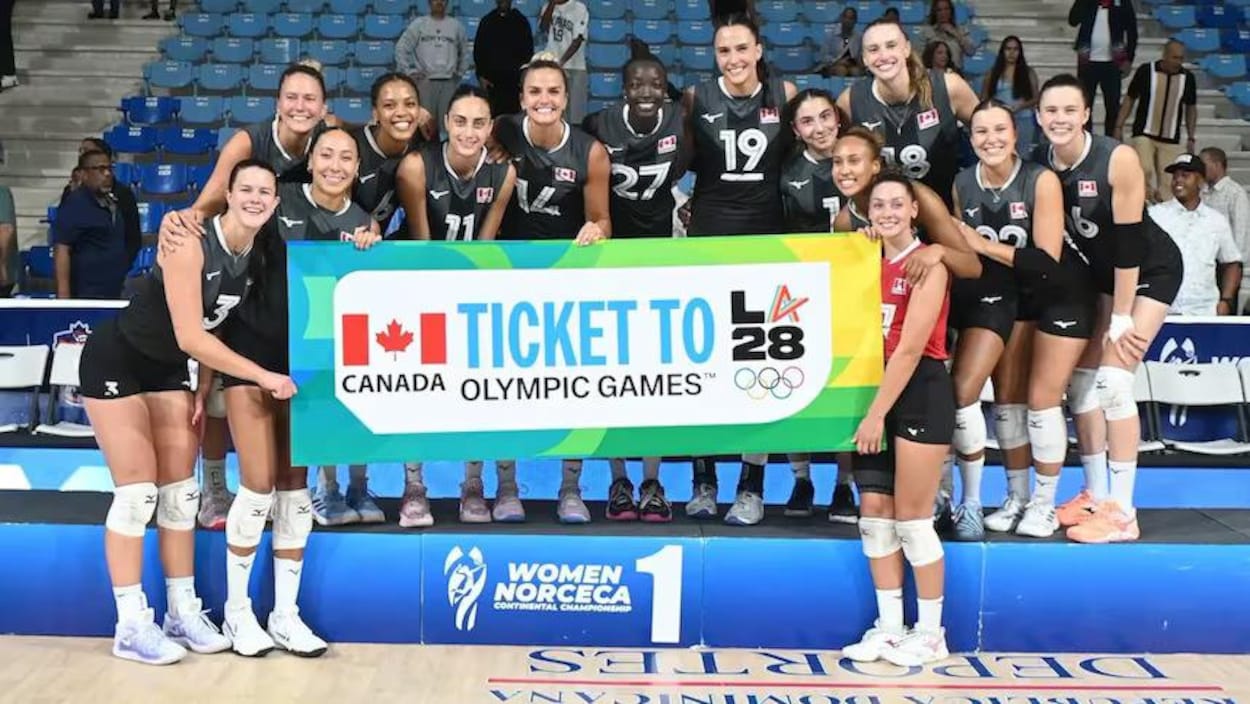 Le Canada obtient son billet olympique en volleyball féminin, une première depuis 1996
