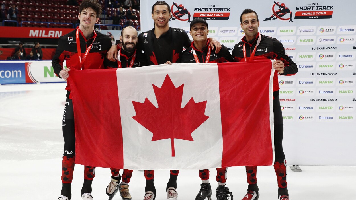 Destination olympique : mission accomplie pour Dandjinou et le Canada en courte piste