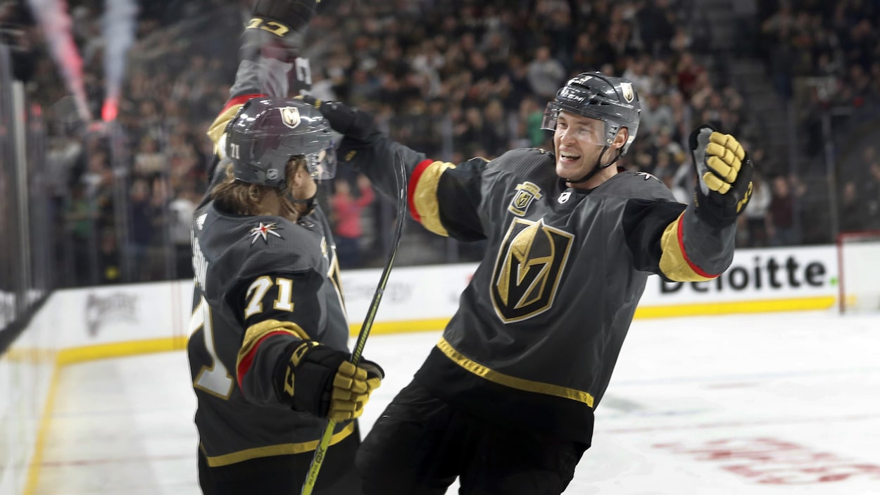 William Karlsson et Brayden McNabb William Karlsson et Brayden McNabb