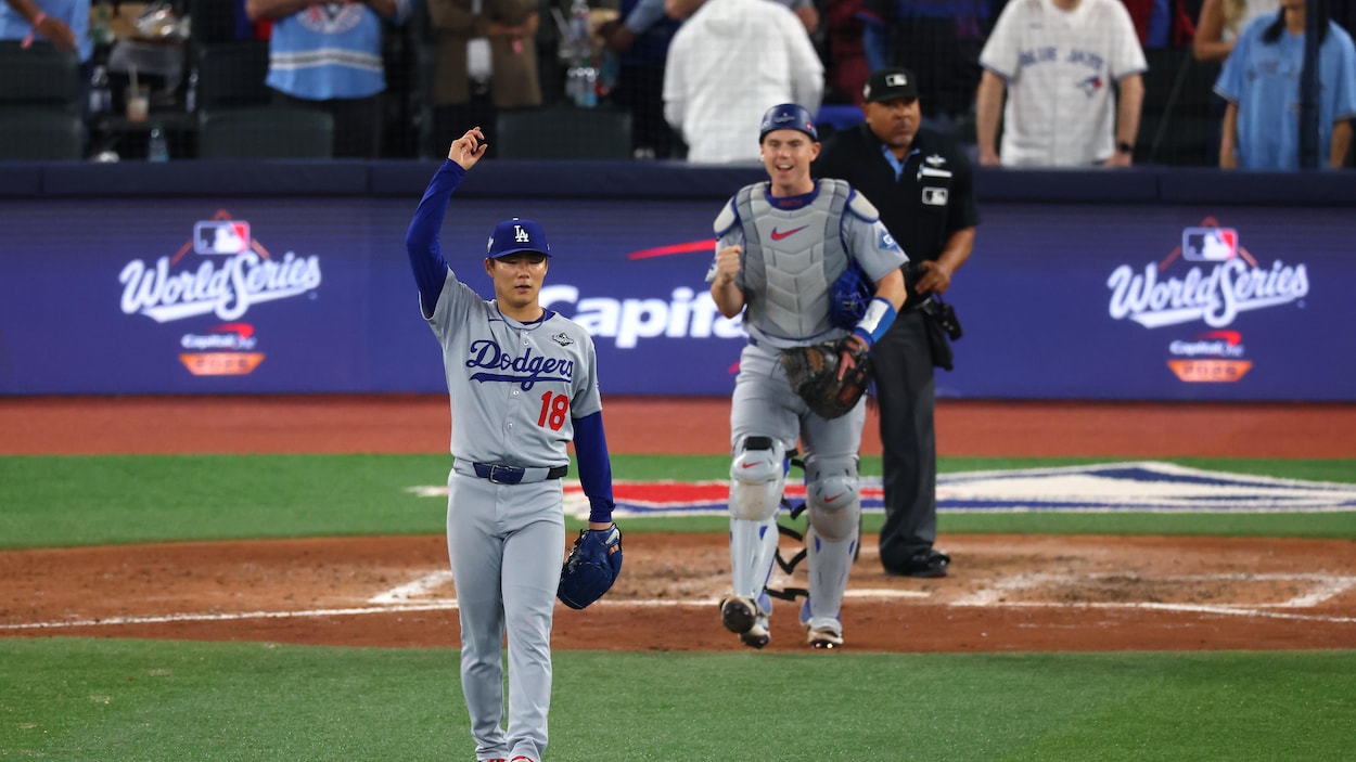 Yamamoto maîtrise les Jays et les Dodgers remportent le 2e match de la Série mondiale