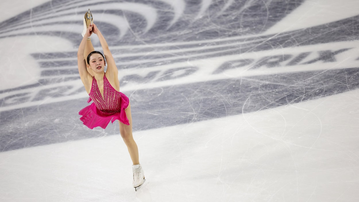La Japonaise Yuna Aoki mène le Grand Prix de France malgré une prestation en demi-teinte