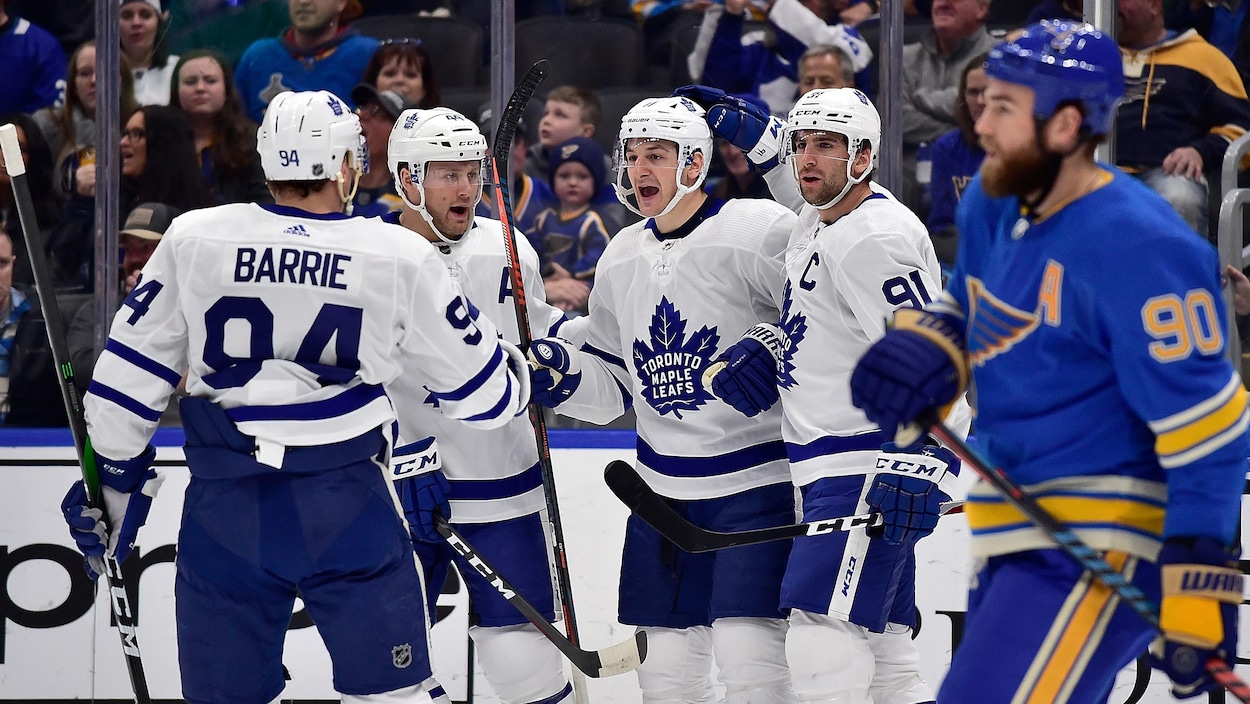 Des joueurs de hockey