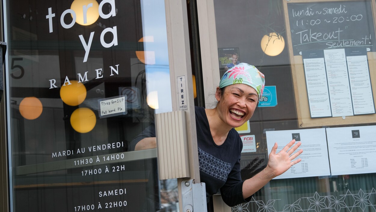 La cheffe propriétaire du restaurant japonais Tora-ya Ramen, Miyano Sakai. La cheffe propriétaire du restaurant japonais Tora-ya Ramen, Miyano Sakai.