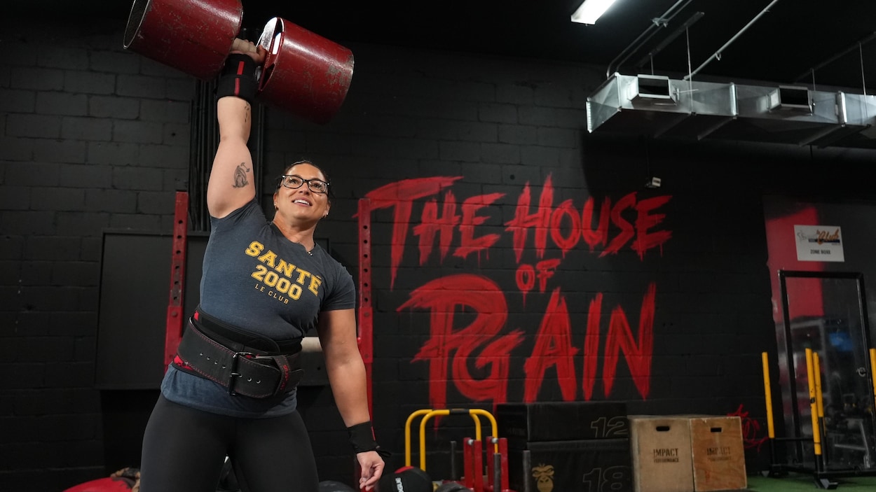 Une femme forte de Rimouski à une importante compétition