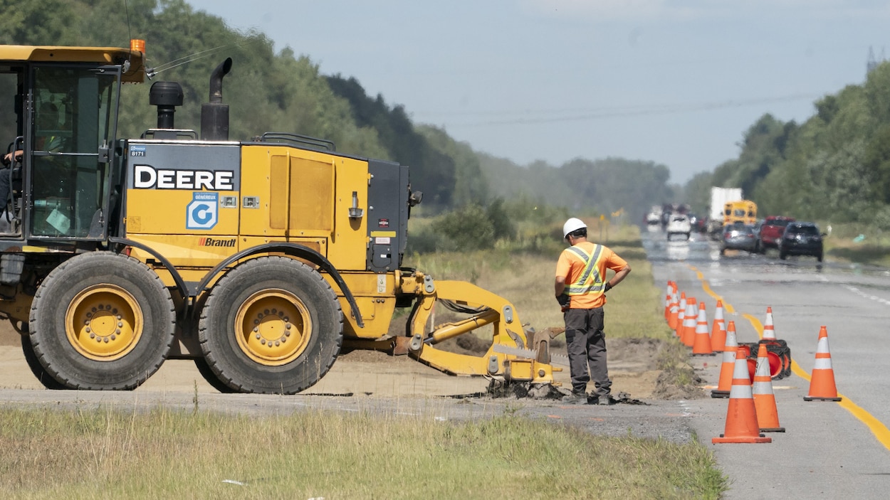 L’A-40 Ouest fermée pour une durée indéterminée à la hauteur de Saint-Cuthbert
