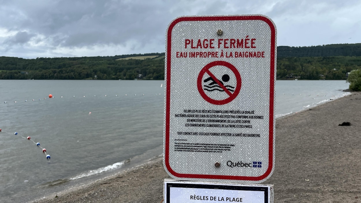 Baignade interdite à Saint-Mathieu-de-Rioux