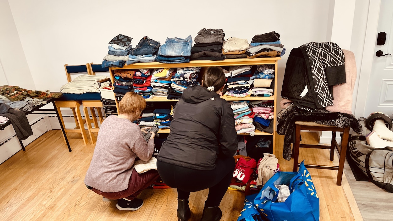 Une ultime distribution de 1300 kilos de vêtements à Saint-Hubert-de-Rivière-du-Loup