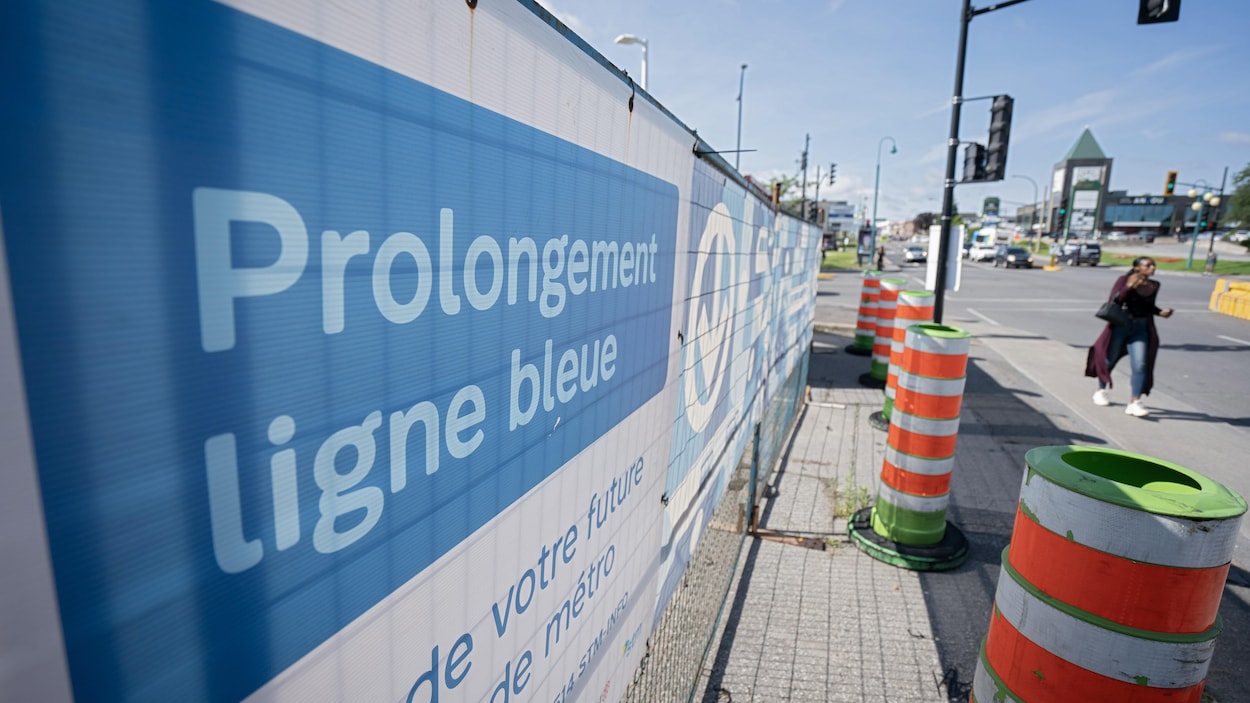 Chantiers de la ligne bleue du métro : un troisième employé blessé en un mois