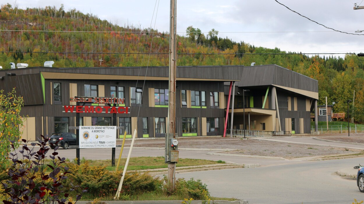 L'école primaire Seskitin, de la communauté atikamekw de Wemotaci.