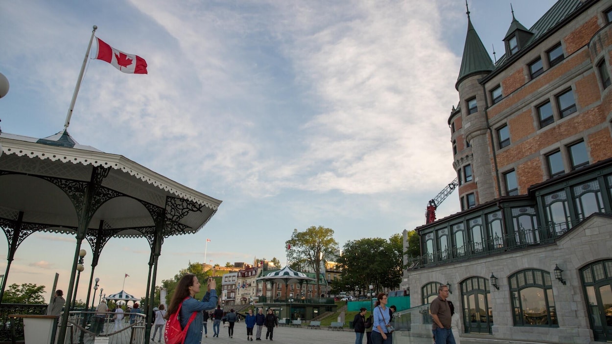 La terrasse Dufferin.