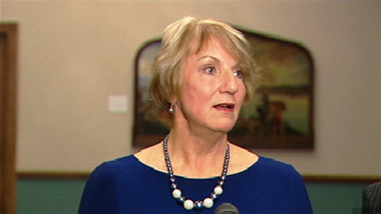 La première ministre Kathy Dunderdale