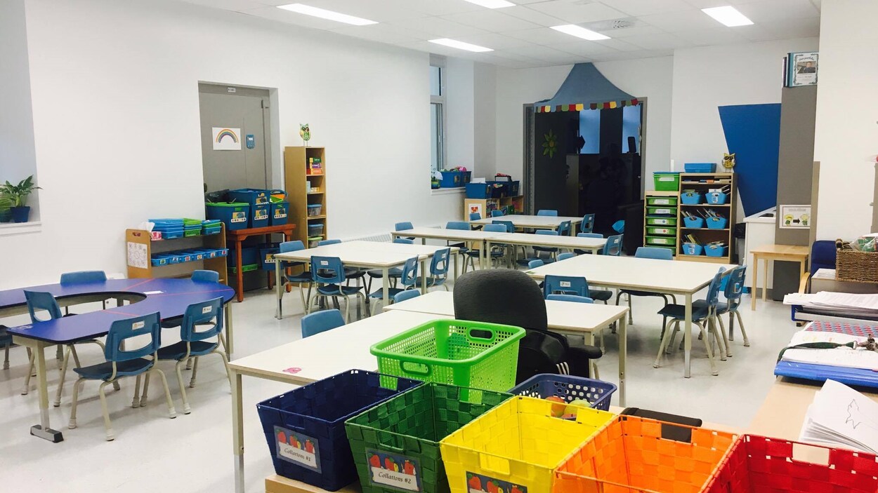 Une classe d'école primaire