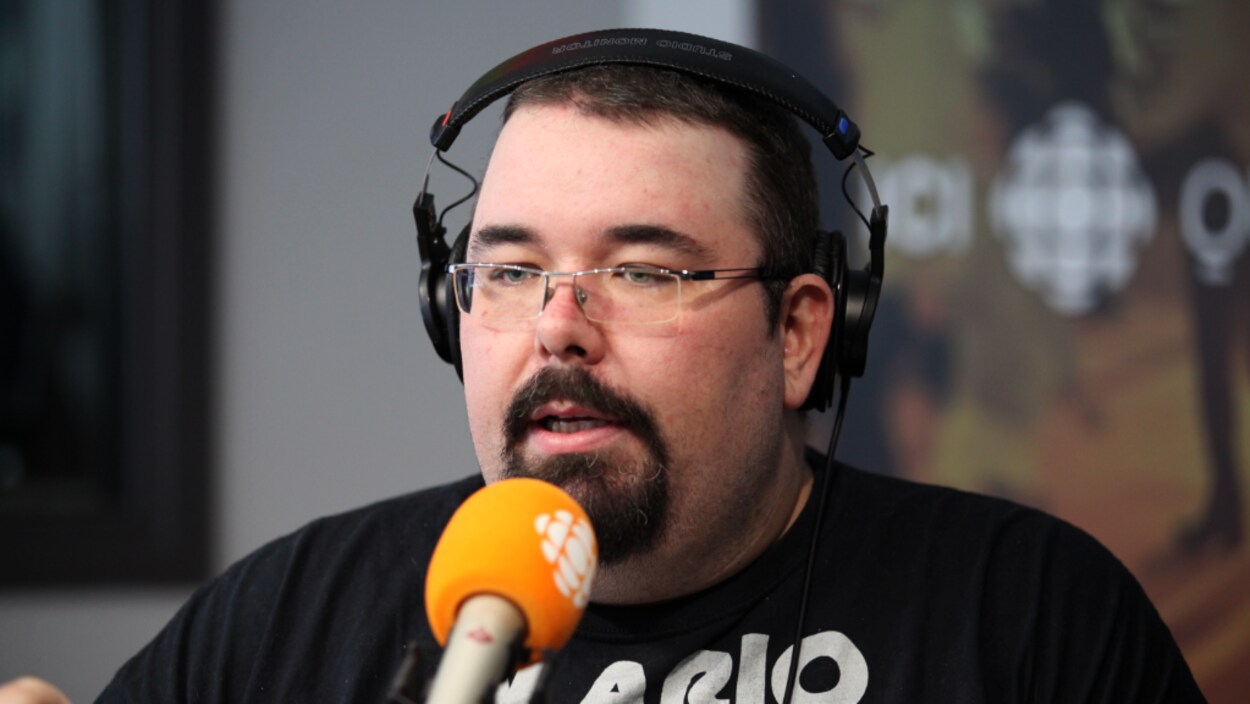 Maxime Fiset, en studio