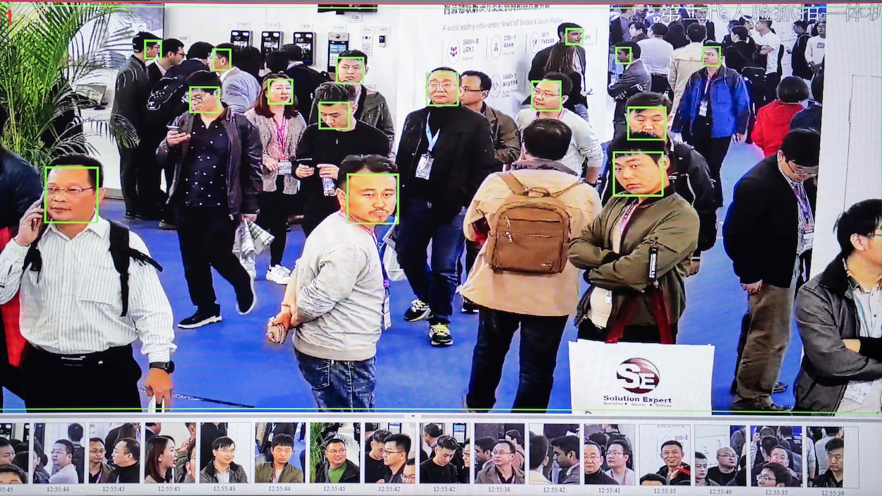 La reconnaissance faciale à l’œuvre en Chine.