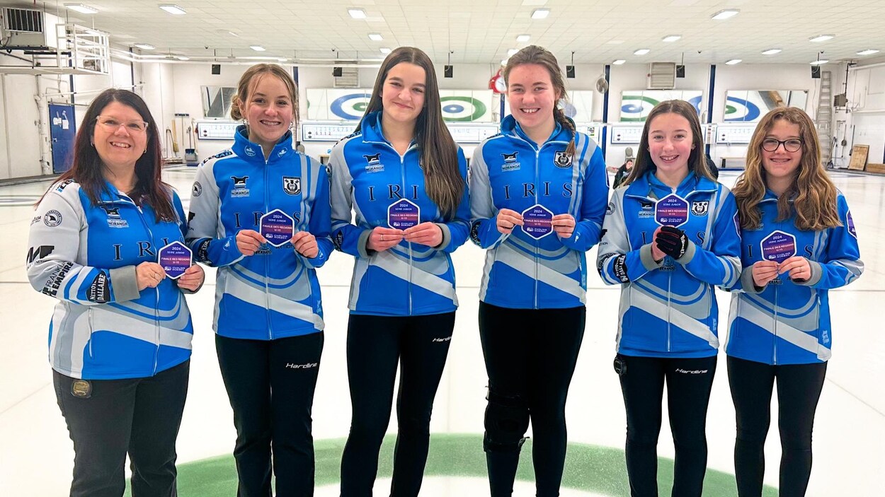 L’équipe Noranda remporte le premier tournoi des régions de curling U15
