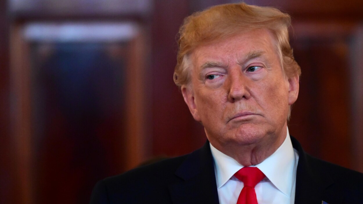 Le président américain à la Maison-Blanche à Washington.
