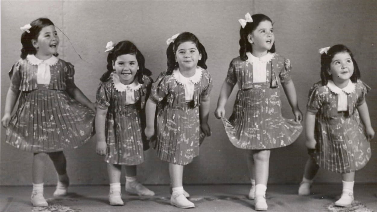Les soeurs Dionne en 1939