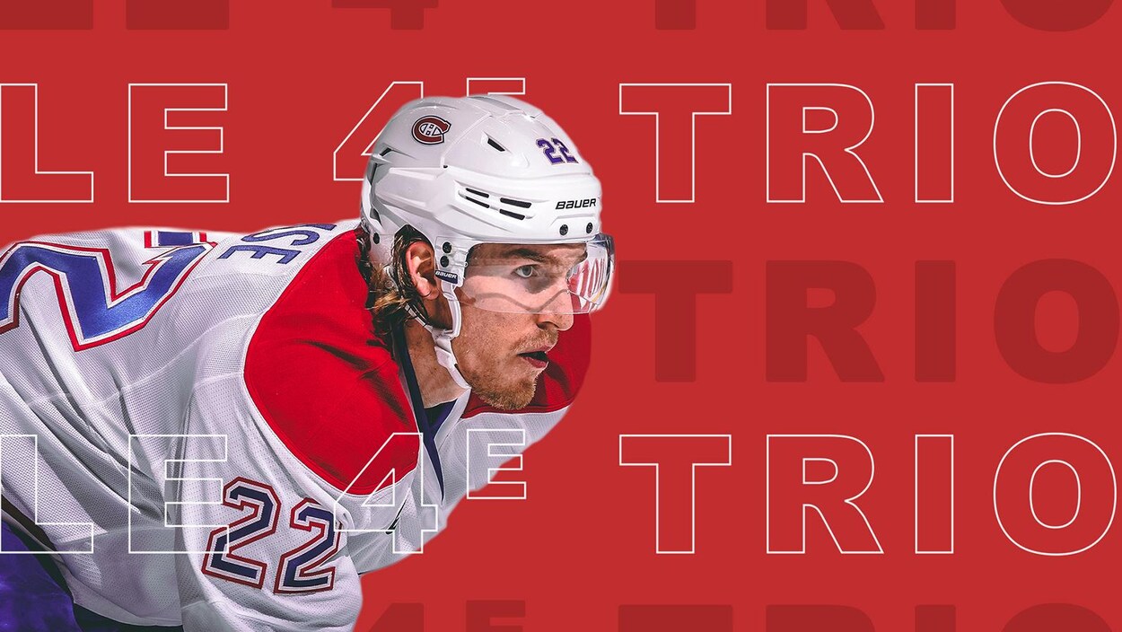 Dale Weise sur fond rouge avec le libellé « Le 4e Trio ».