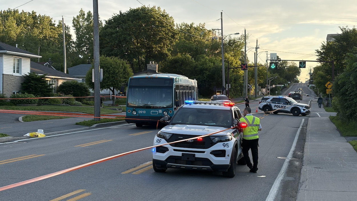 Une personne heurtée par un autobus de la STO à Gatineau