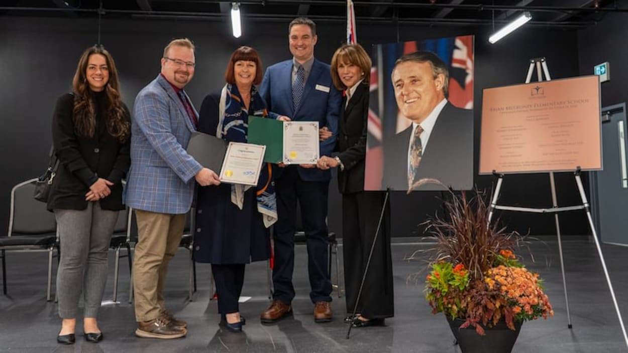 Inauguration de l’école primaire Brian Mulroney