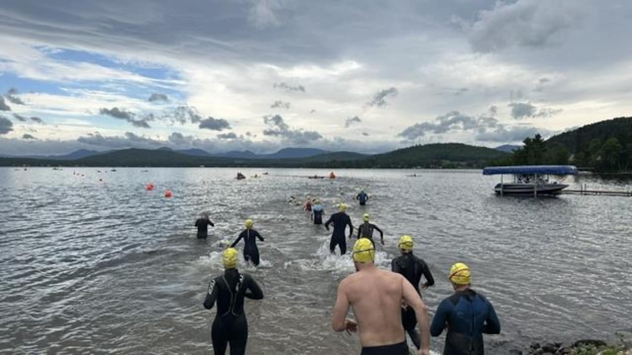 Myriophylle à épis : le Triathlon de Charlevoix sauvé in extremis