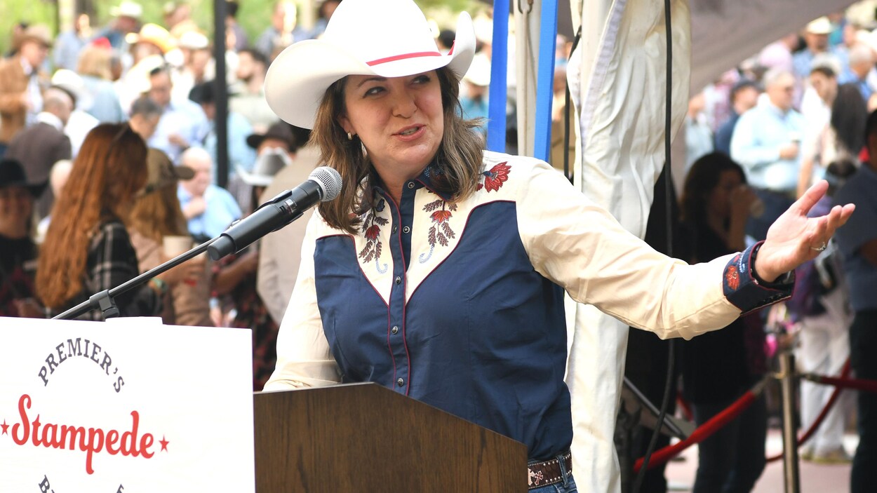 Rendez-vous au Stampede pour Danielle Smith et Naheed Nenshi | Radio-Canada