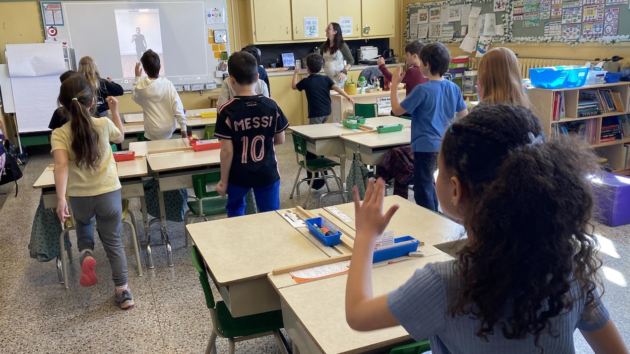 Un millier d'élèves du primaire de Sherbrooke participent au Défi Réveille-Matin