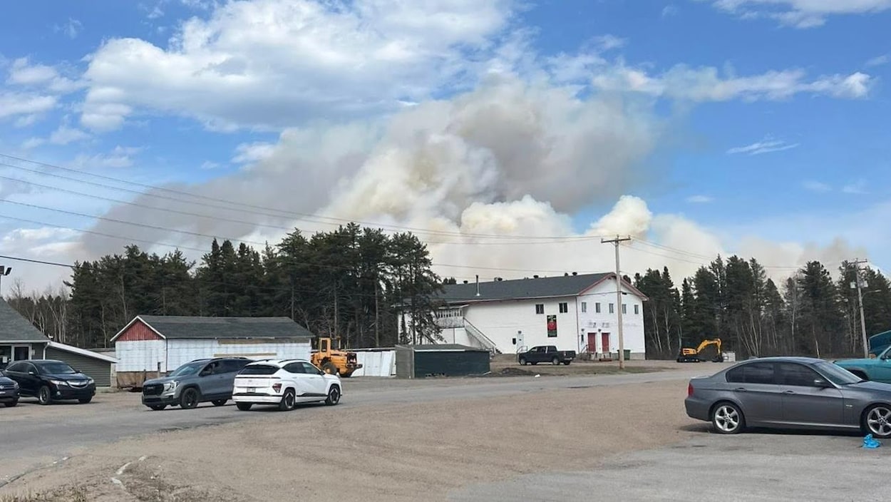 Le feu de Forestville contenu