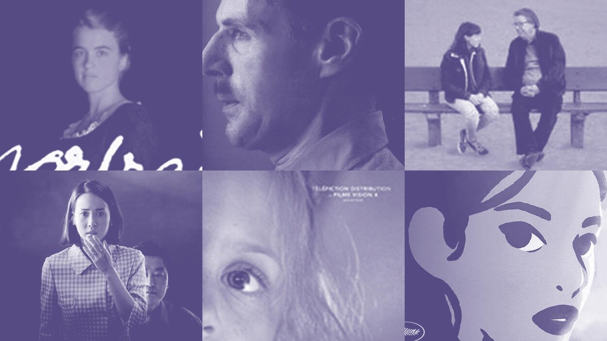 Un photomontage de six affiches de film.