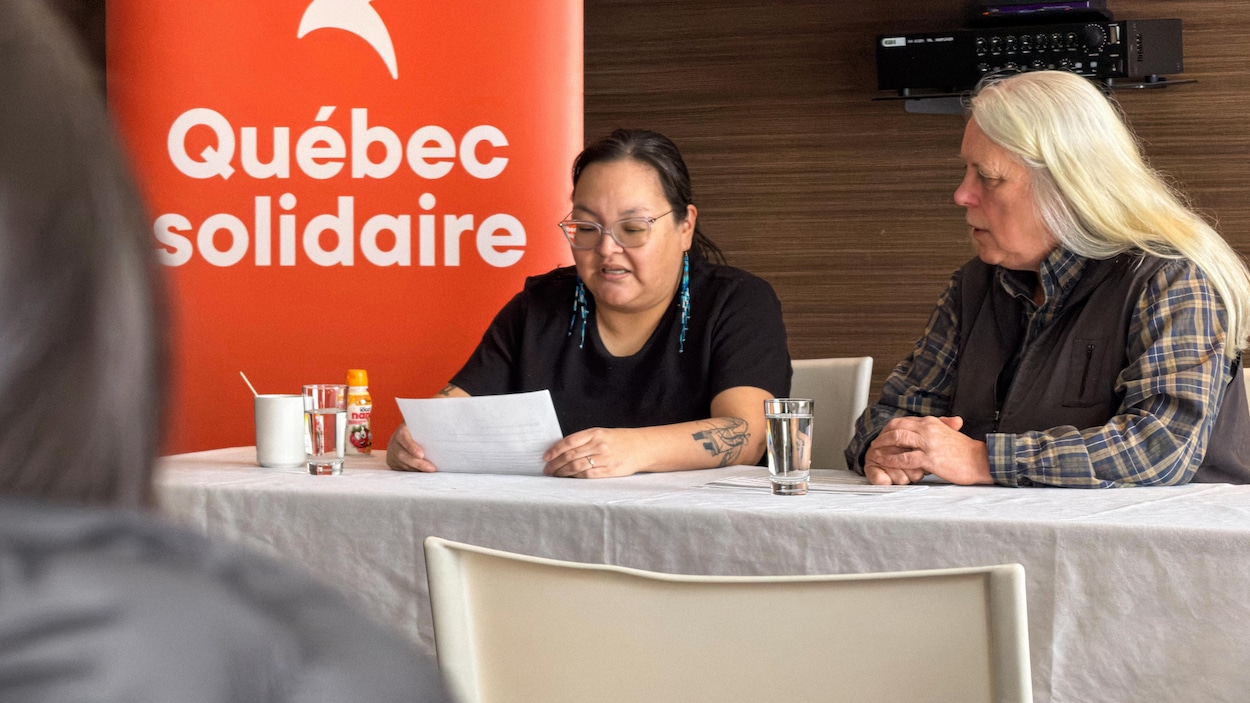 Québec solidaire présente ses deux candidats pour la Côte-Nord