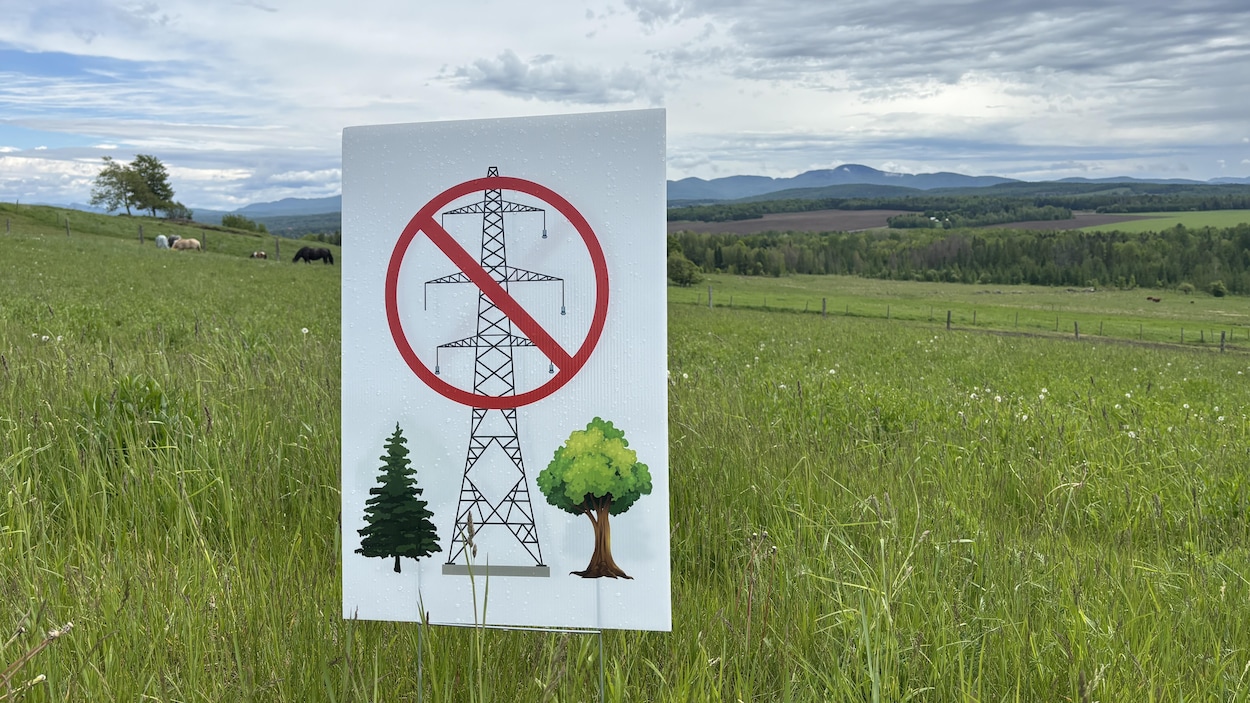 Les citoyens de Brome-Missisquoi s’opposent au tracé de la future ligne électrique